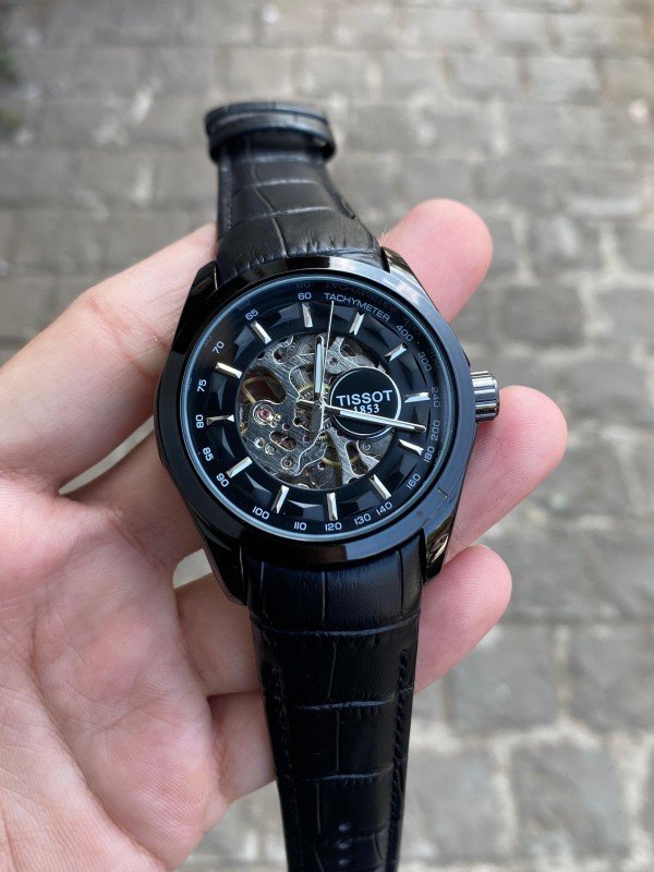 Alternative view of TISSOT 1853 AUTOMATIC PRIMIUM QUILTY LEATHER WATCH