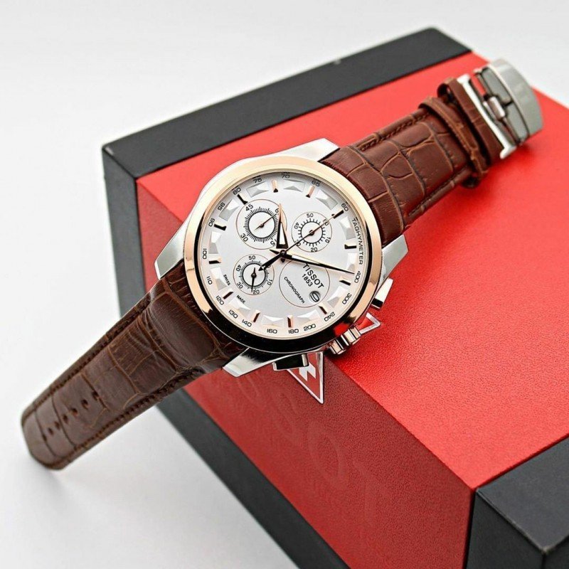 TISSOT 1853 PRIMIUM QUALITY LEATHER WATCH' - Image 3