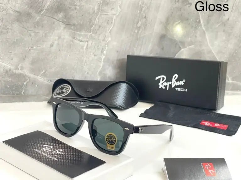 Alternative view of Branded Rb 2140 Black Shaded Sunglasses  (With Original Kit)