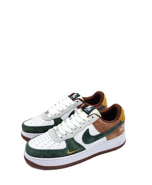 Alternative view of nike air force 1 low the north face