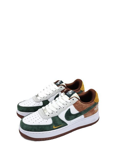 Alternative view of nike air force 1 low the north face