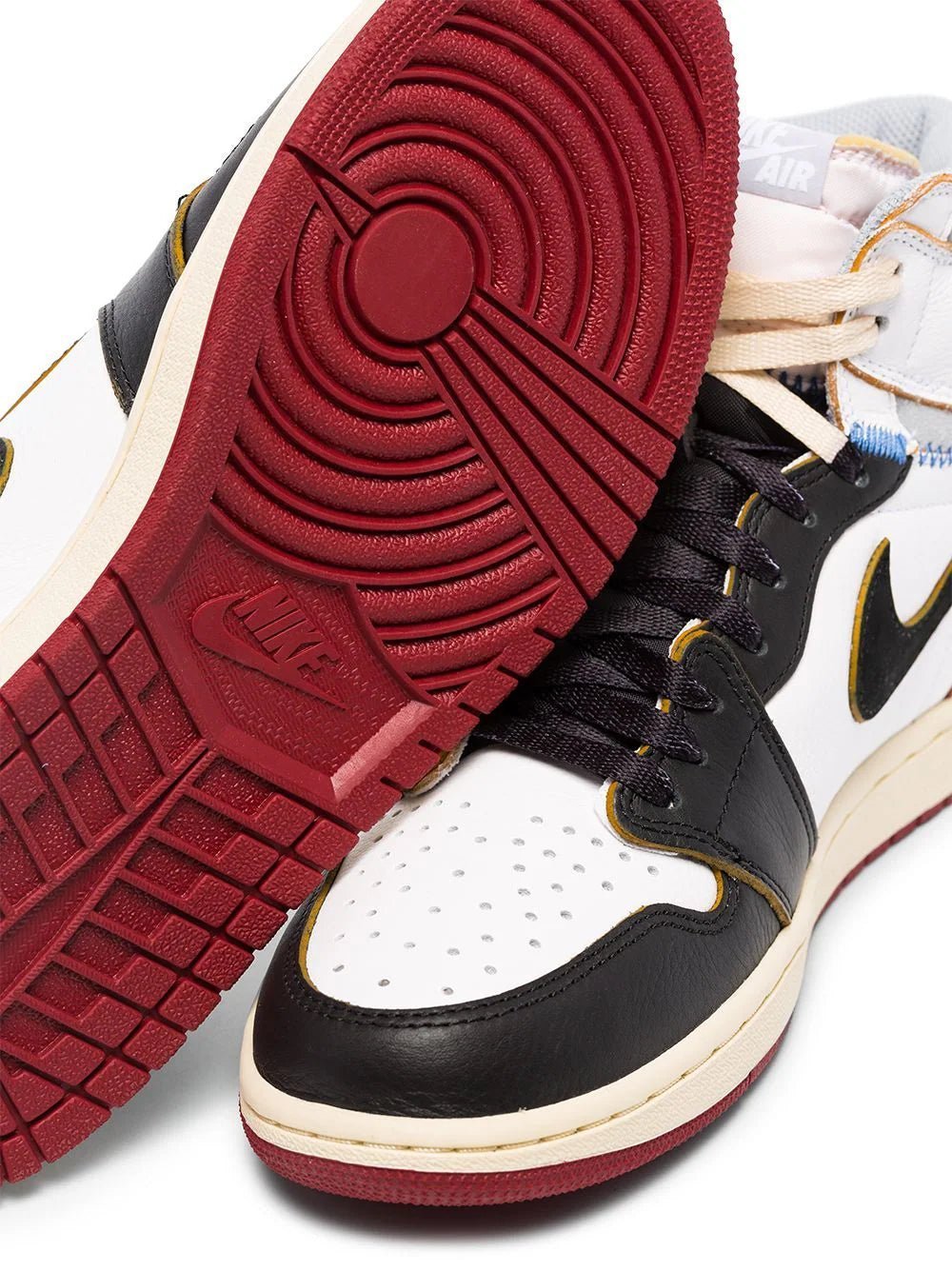Alternative view of Air Jordan 1 Retro High NRG x Union LA 'Black Toe