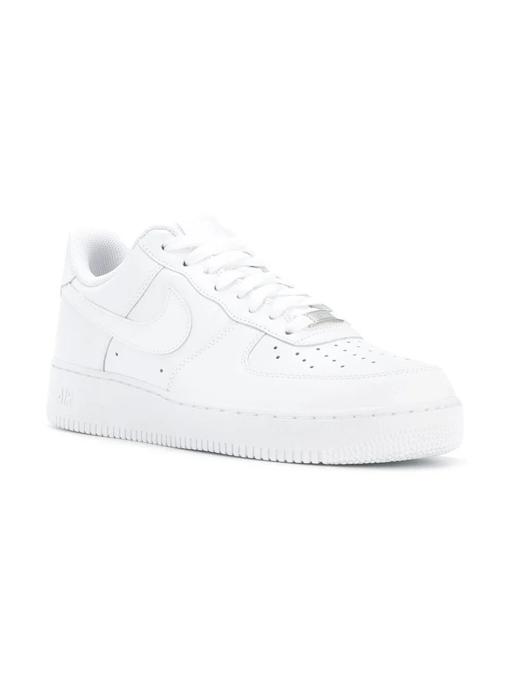 Alternative view of Nike Airforce 1 LOW White Pure Leather Heavy Quality FOR HER