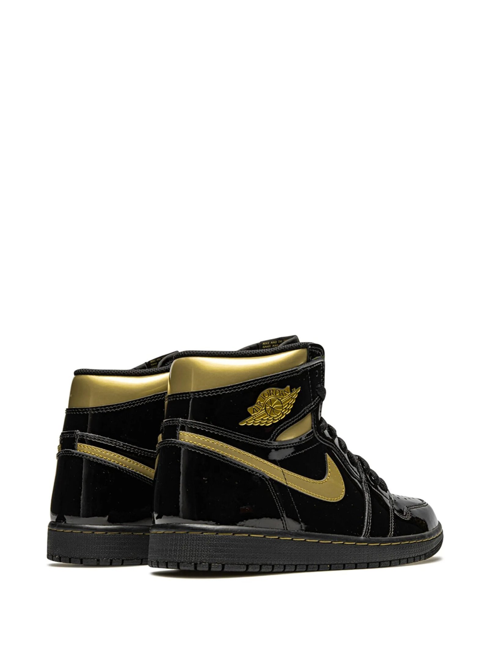 Air Jordan 1 Retro High OG "Black Metallic Gold" sneakers - Image 3