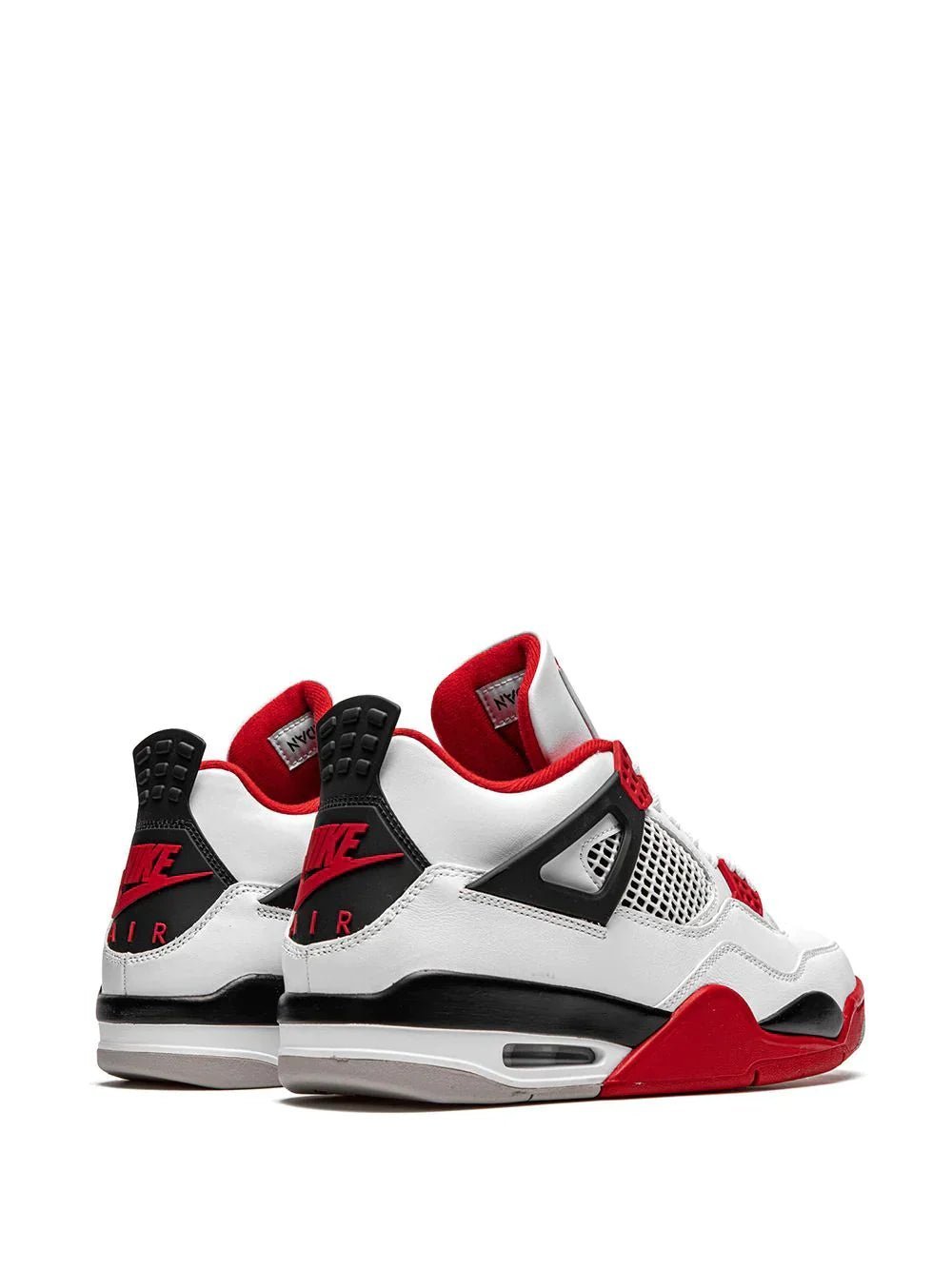 Alternative view of Jordan retro 4 FIRE RED
