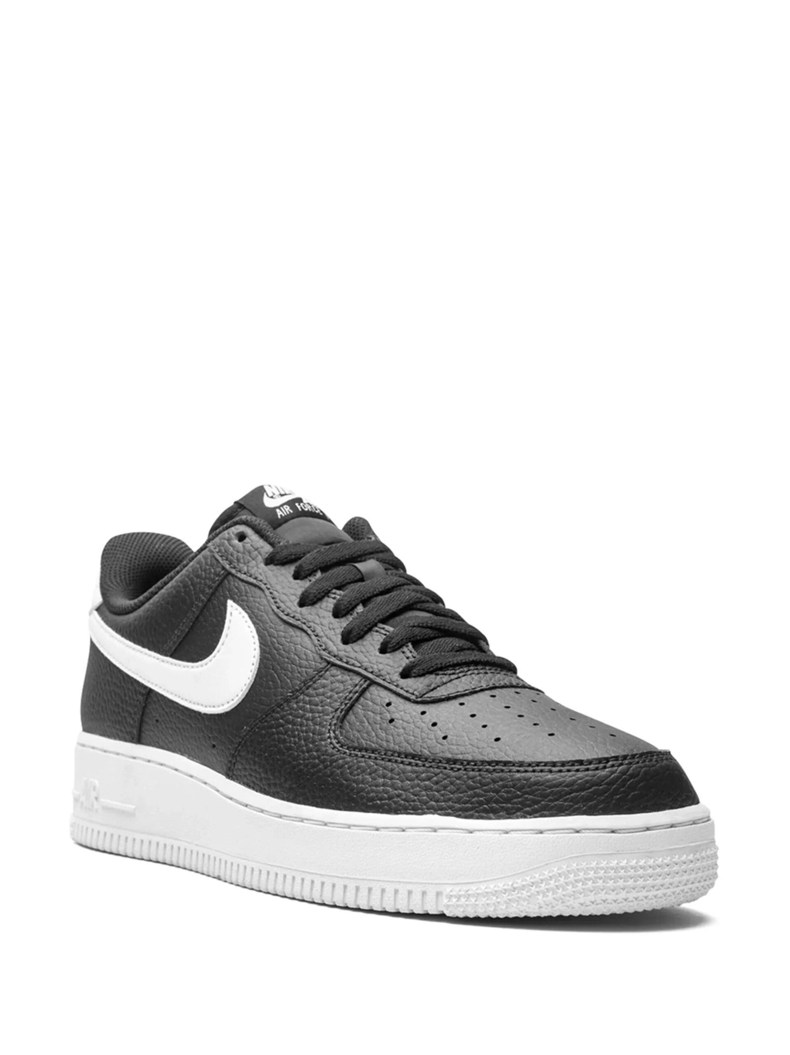 Alternative view of NIKE AIR FORCE 1 07 BLACK WHITE
