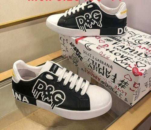 Alternative view of Branded D&G Shoes For Men Black White
