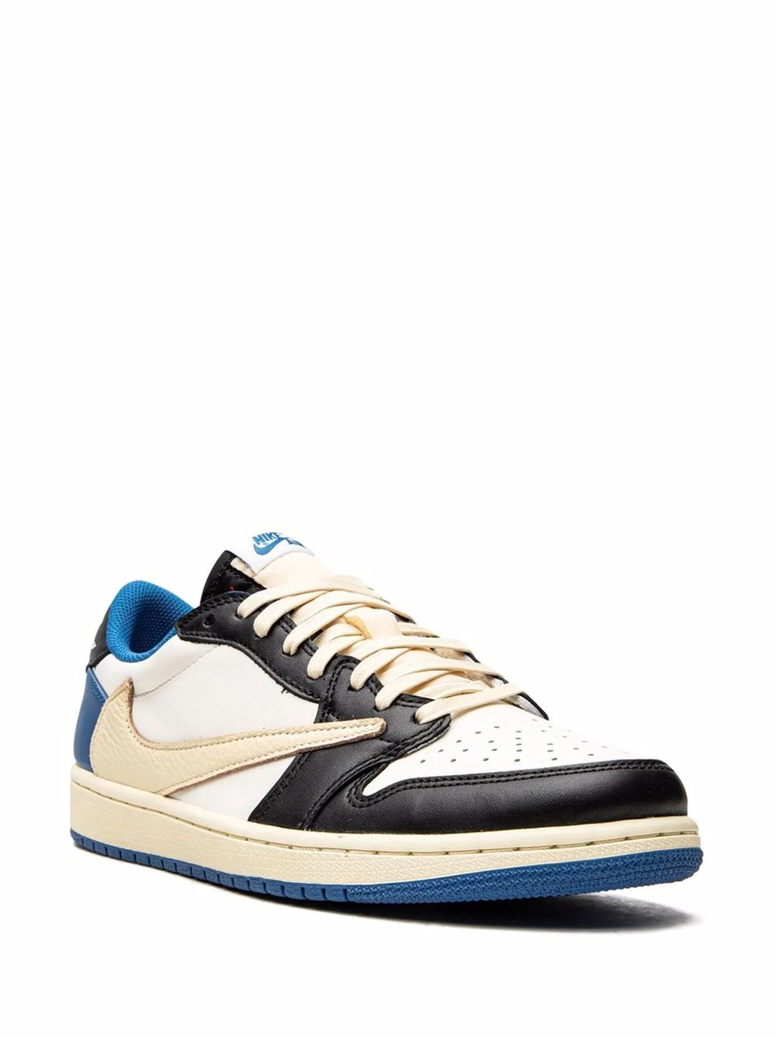 Alternative view of Air Jordan Retro 1 Low Fragment X Travis Scott With Original Box
