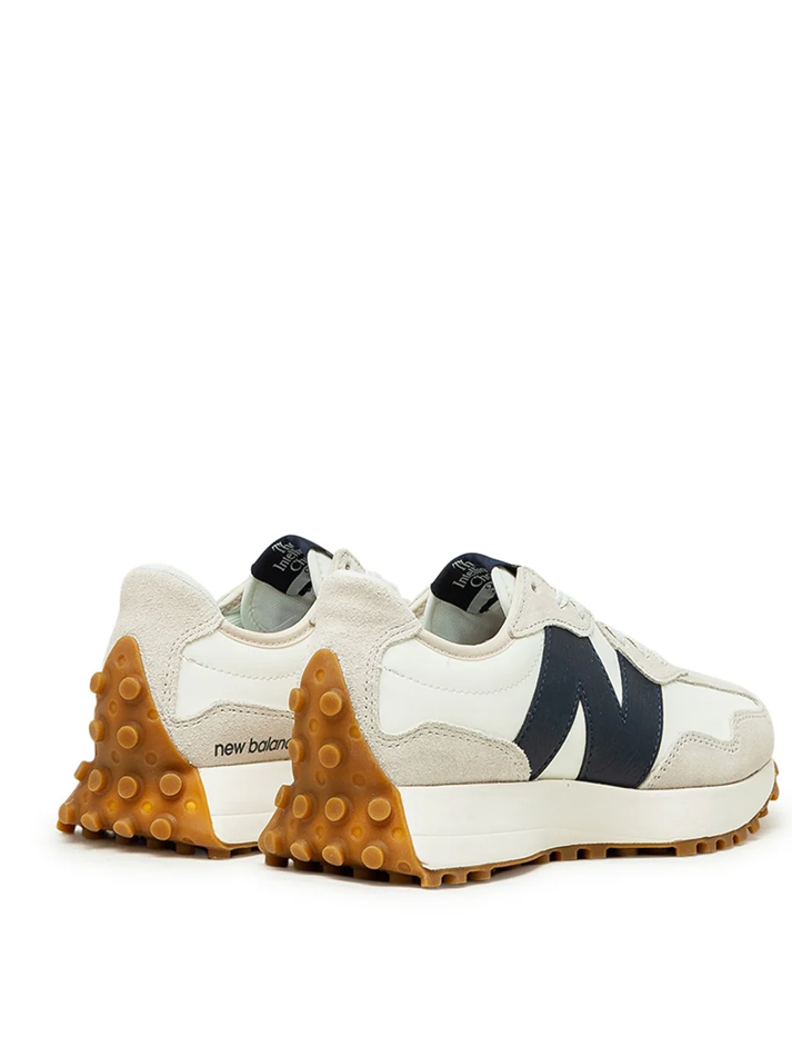 New Balance 327 Beige Navy - Image 4
