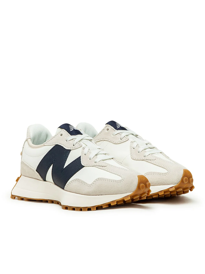 New Balance 327 Beige Navy - Image 3