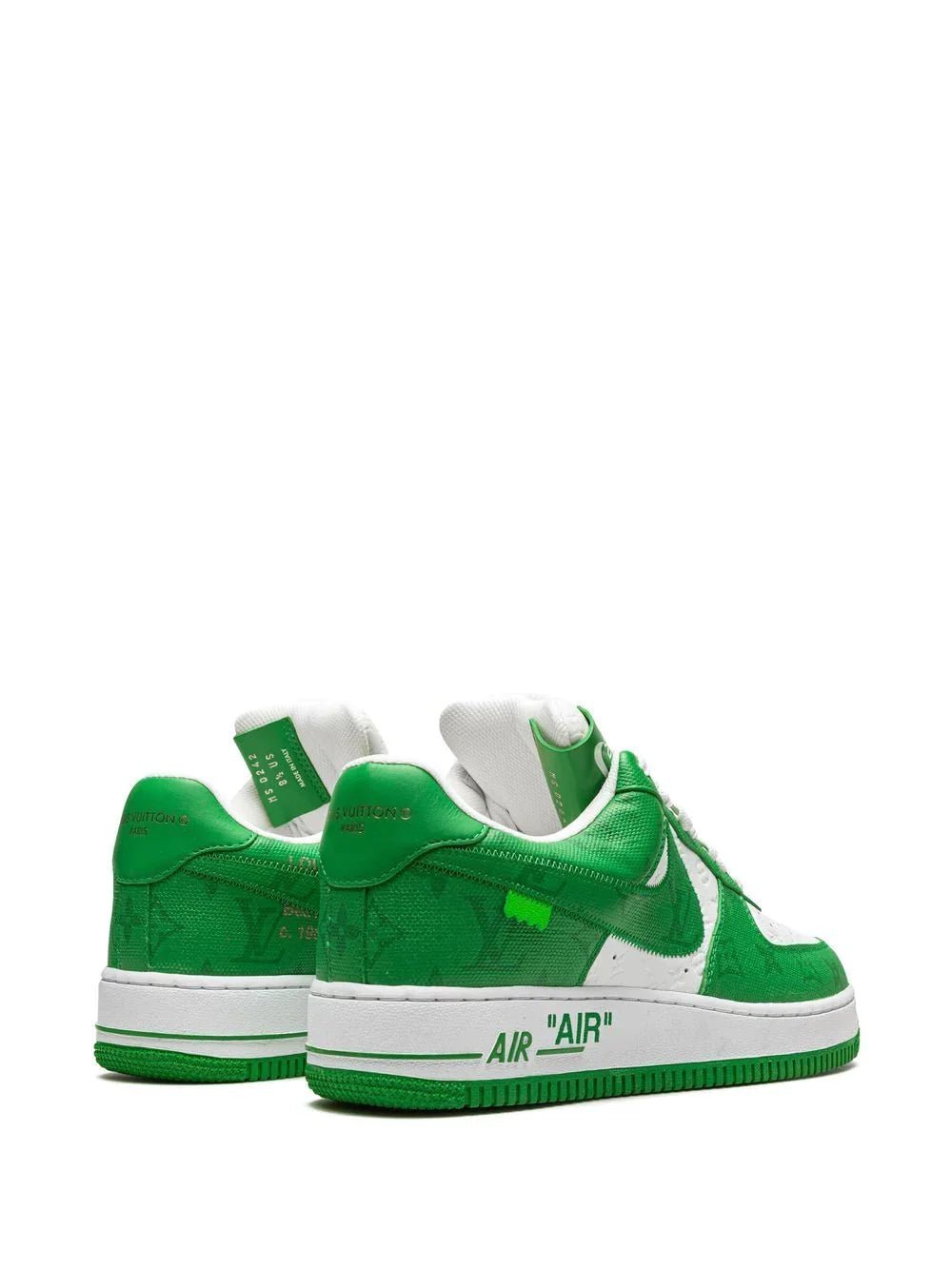 Louis Vuitton x Nike Airforce 1 low WHITE GREEN - Image 3