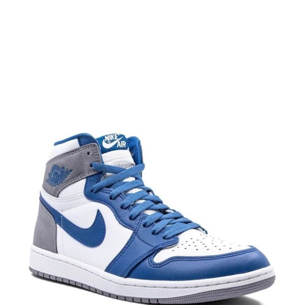 Alternative view of Jordan Retro 1 High TRUE BLUE With Og Box