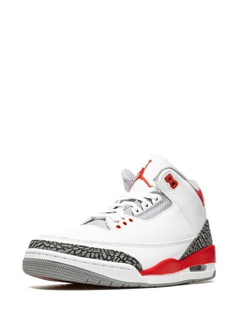 Alternative view of jordan retro 3 FIRE RED
