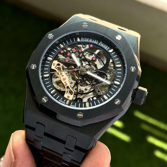 Audemars Piguet Skeleton AP Royal Oak Black Skeleton Metal - Image 3