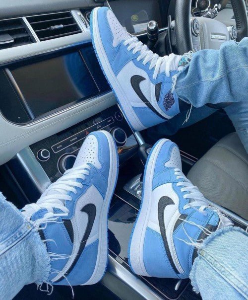 Branded Retro 1 University Blue Sneakers High Ankle
