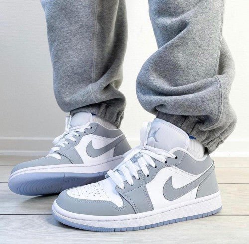 Alternative view of Branded retro 1 Wolf Grey Low