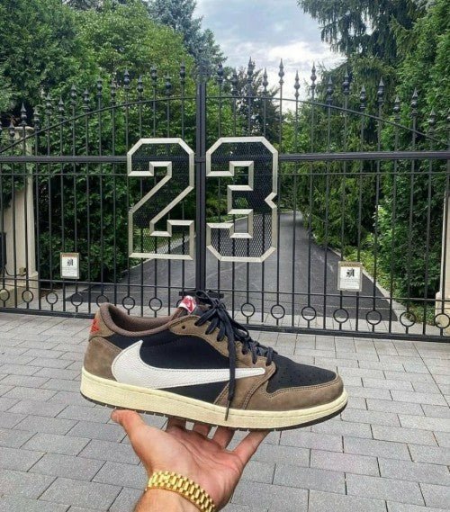 Alternative view of Branded Retro 1 Travis Scott Low Sneakers