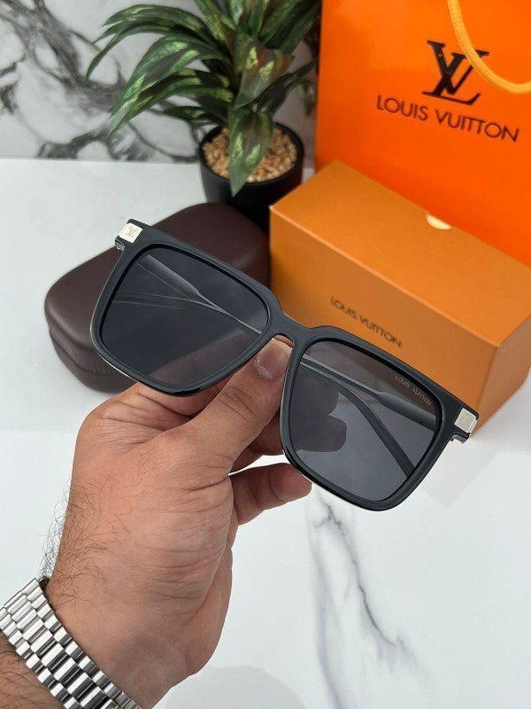 Branded LV Sunglasses 2313 Metal black Silver (With Original Kit) - Image 7