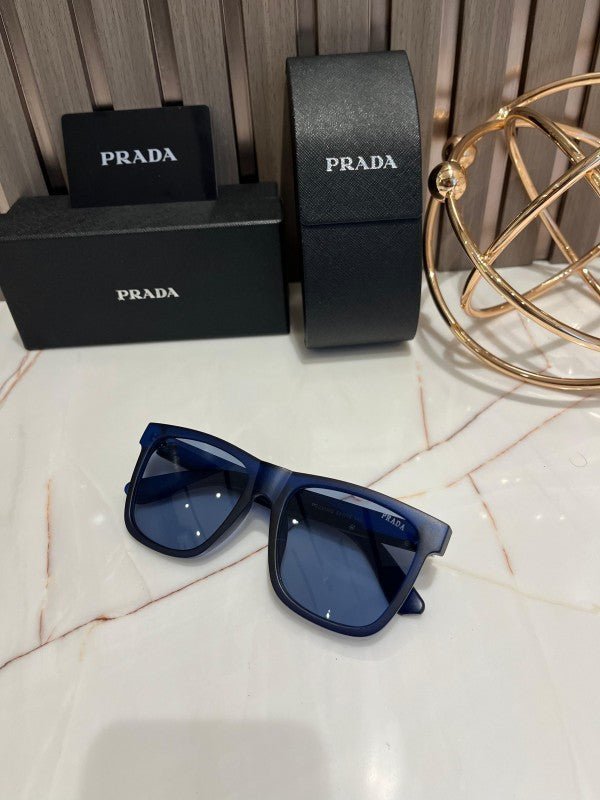 Branded Pda Matt Blue Sunglasses EW (With Original Kit) - Image 3