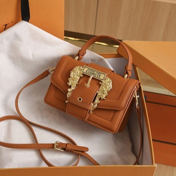 Branded VC COUTURE SAFFIANO BROWN PREMIUM BAG (VC-1110) - Image 5