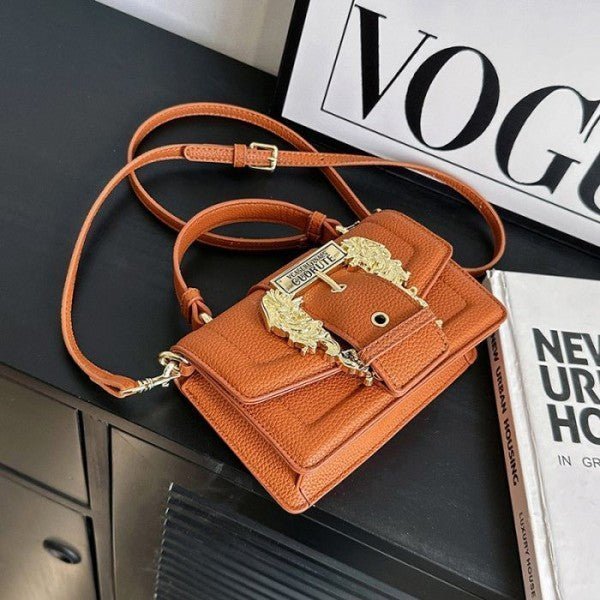 Branded VC COUTURE SAFFIANO BROWN PREMIUM BAG (VC-1110) - Image 4