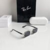 Branded Rb Silver Black Sunglasses Bt (With Original Kit)