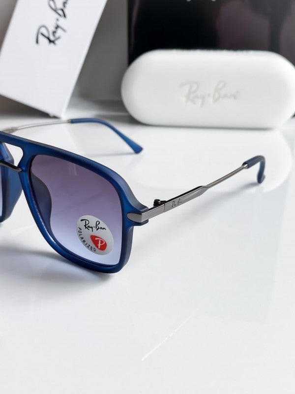 Branded Rb Blue Oversized Sunglasses Bt (With Original Kit) - Image 4