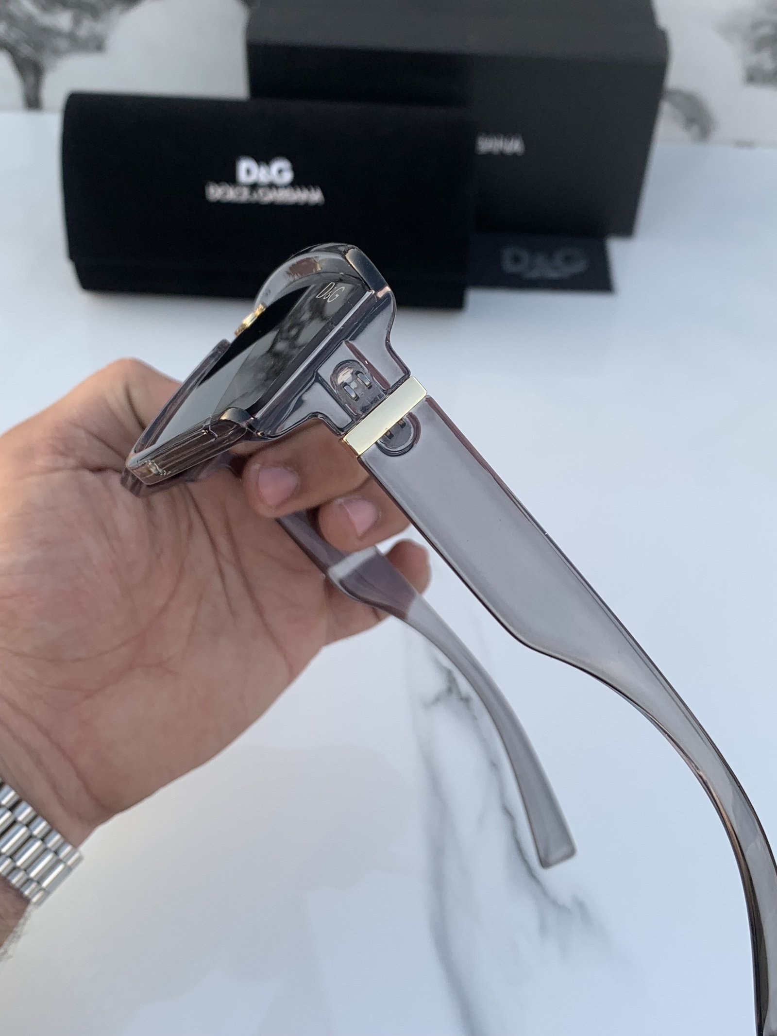 Alternative view of Branded D&G9529 Grey Sunglasses (With Original Kit)