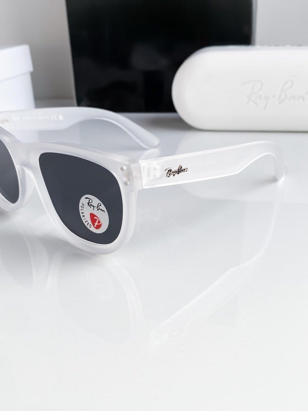 Branded Rb White Black Sunglasses Bt (With Original Kit) - Image 3