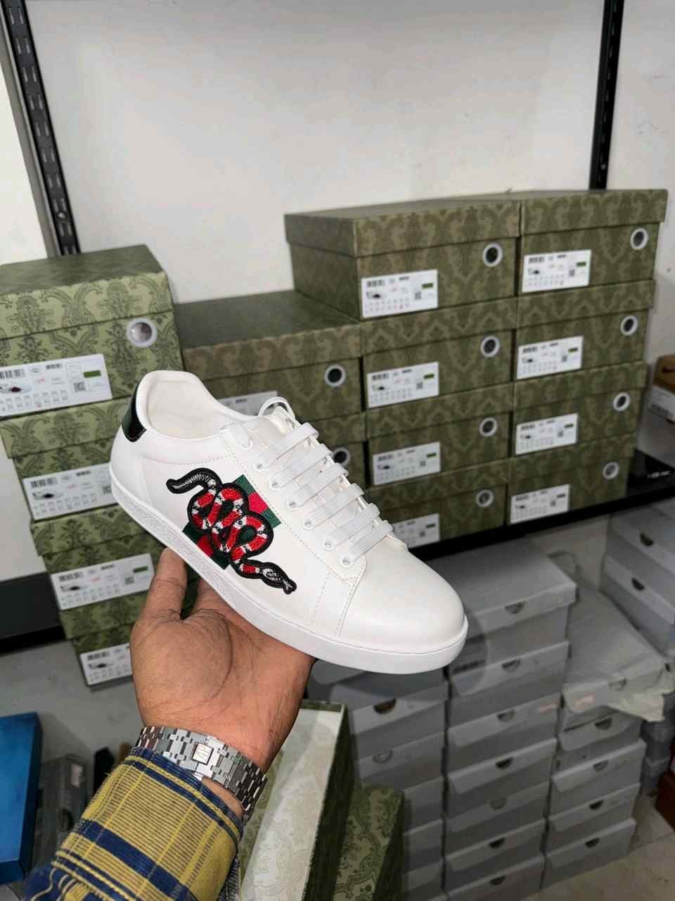Gucci aces trainers snake - Image 7
