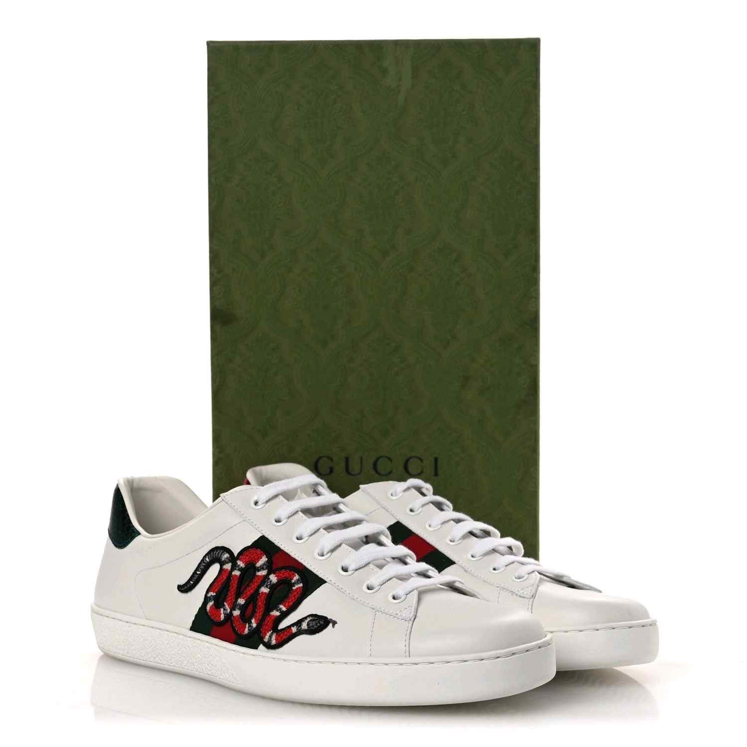 Gucci aces trainers snake
