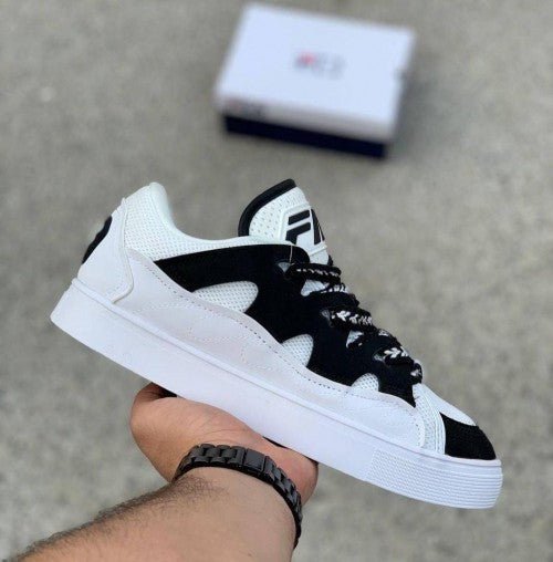 Alternative view of Branded FLA Running Shoes For Mens White Black