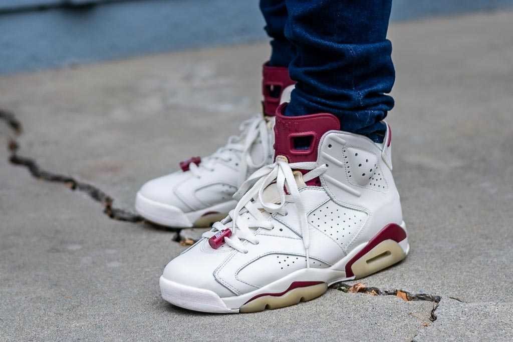 Alternative view of Branded Retro 6 Maroon