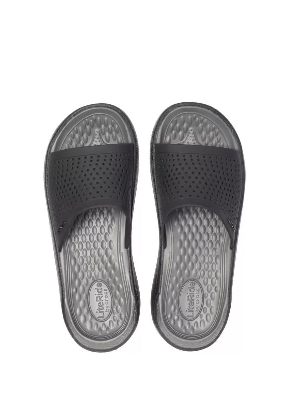 Alternative view of Crocs Lite Ride Flip Flop Black Grey