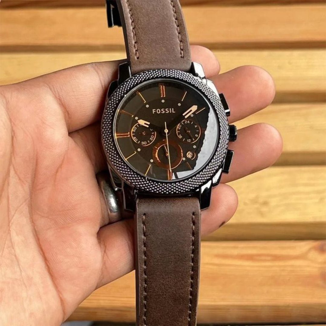 Alternative view of Fossil Fs4656 Brown Leather