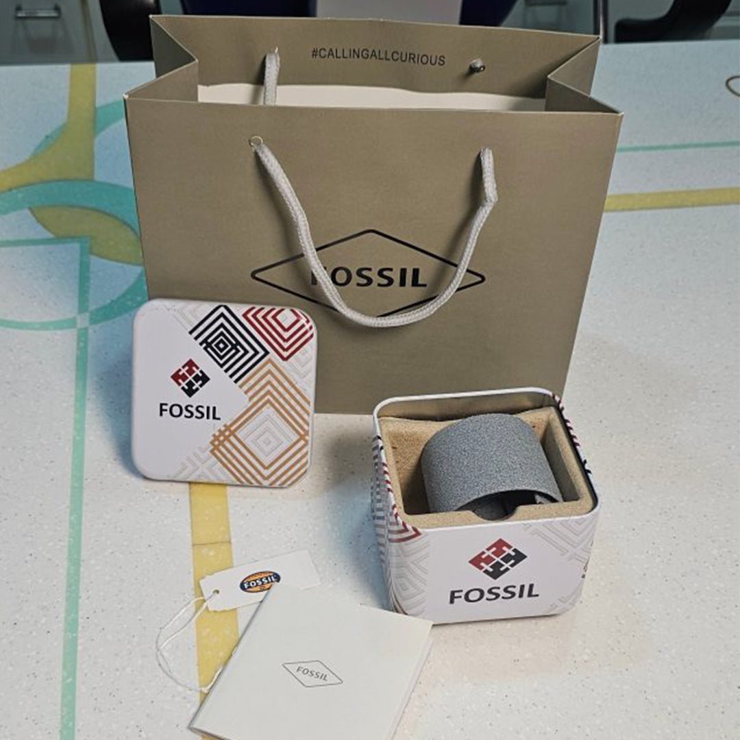 Alternative view of Fossil Grant Leather Belt Black Copper Watch