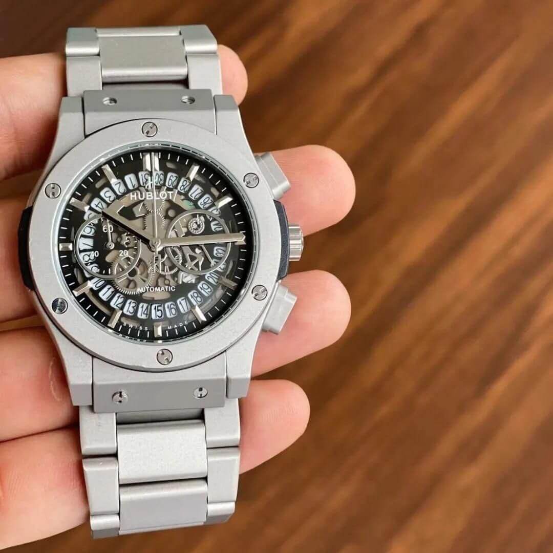 Alternative view of Hublot Silver Grey  Metal Watch