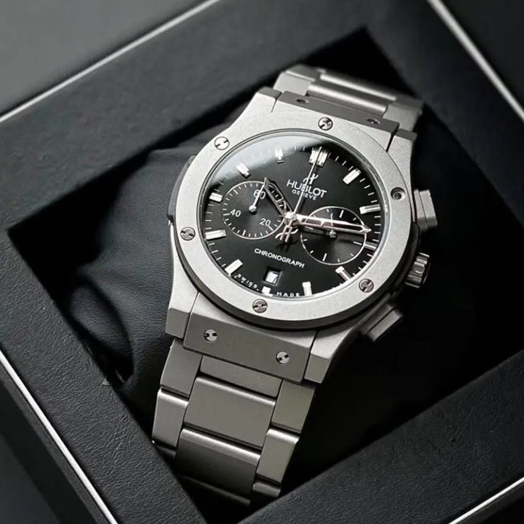 Alternative view of Hublot Silver Grey Metal Watch