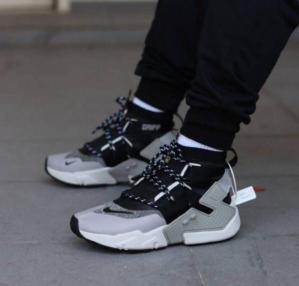 Alternative view of Branded Huarache Gripp Atmosphere Grey Black For Men's