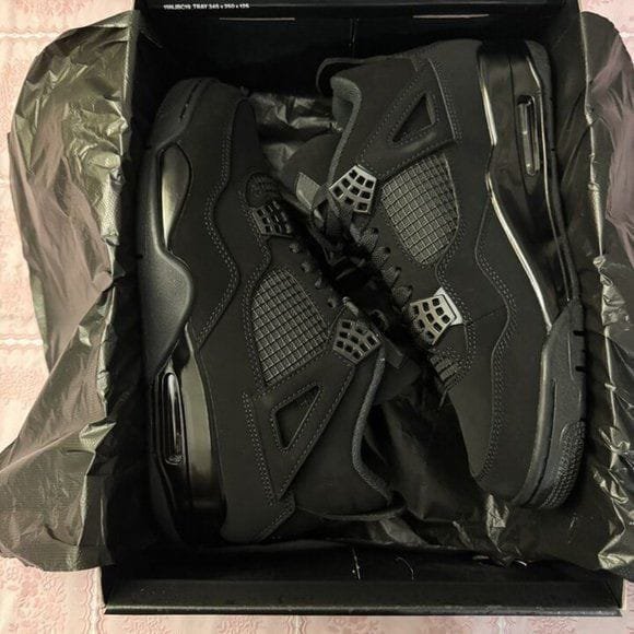 Alternative view of Branded Retro 4 Black Cat For Mens UA Quality (With Brand Box)
