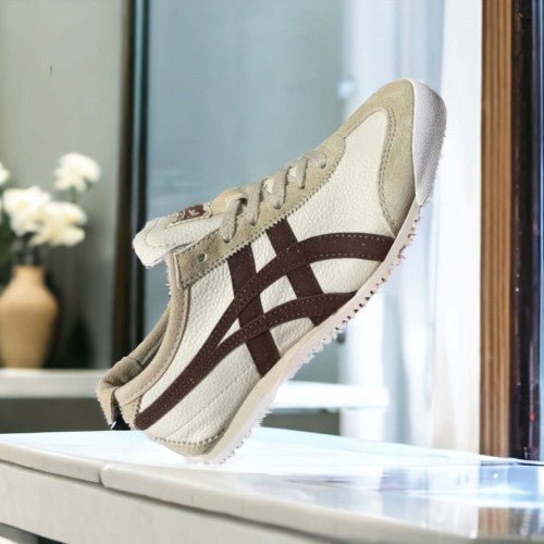 Alternative view of Branded Tiger Sneakers Mexico 66 Cream Coffee