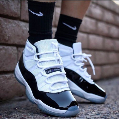 Alternative view of Branded AJ 11 Concord AJ11 Black white
