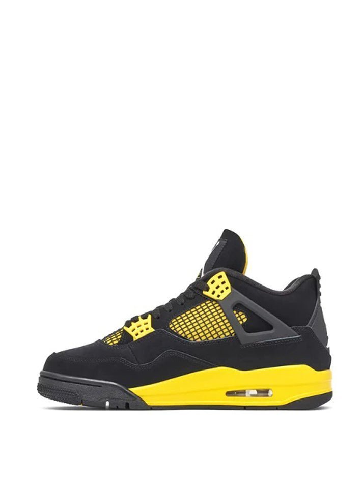 Alternative view of Jordan Retro 4 Thunder Yellow Semi UA