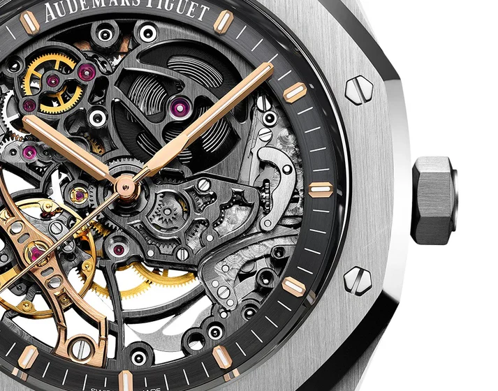 Audemars Piguet Skeleton AP Royal Oak Silver Skeleton Metal - Image 5